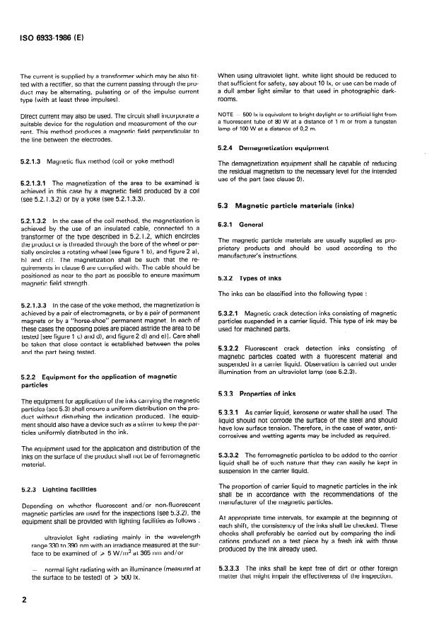 ISO 6933:1986 ISO 6933:1986 - Railway rolling stock material -- Magnetic particle acceptance testing - Page 4 preview