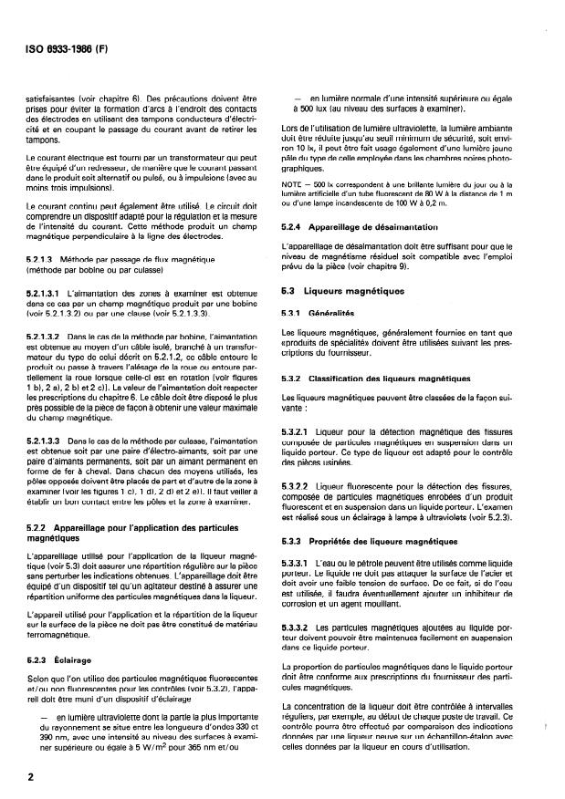 ISO 6933:1986 ISO 6933:1986 - Matériel roulant de chemin de fer -- Essai de réception magnétoscopique - Page 4 preview