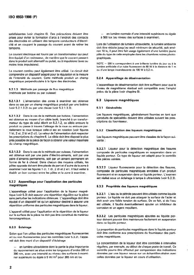 ISO 6933:1986 ISO 6933:1986 - Matériel roulant de chemin de fer -- Essai de réception magnétoscopique - Page 4 preview