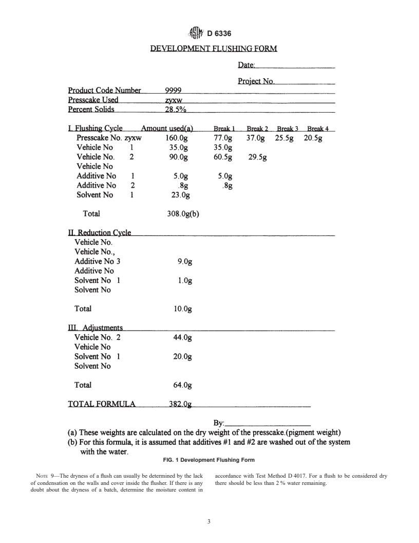 ASTM D6336-98 - Standard Practice for Evaluation of Vehicles for Pigment Wetting Using a Vacuum Modified Sigma Blade Mixer