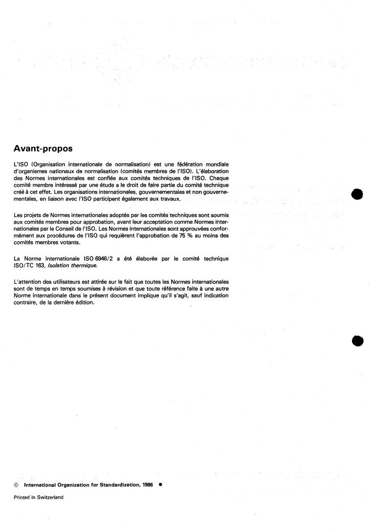 ISO 6946-2:1986 ISO 6946-2:1986 - Thermal insulation — Calculation methods — Part 2: Thermal bridges of rectangular sections in plane structures
Released:11/20/1986 - Page 2 preview