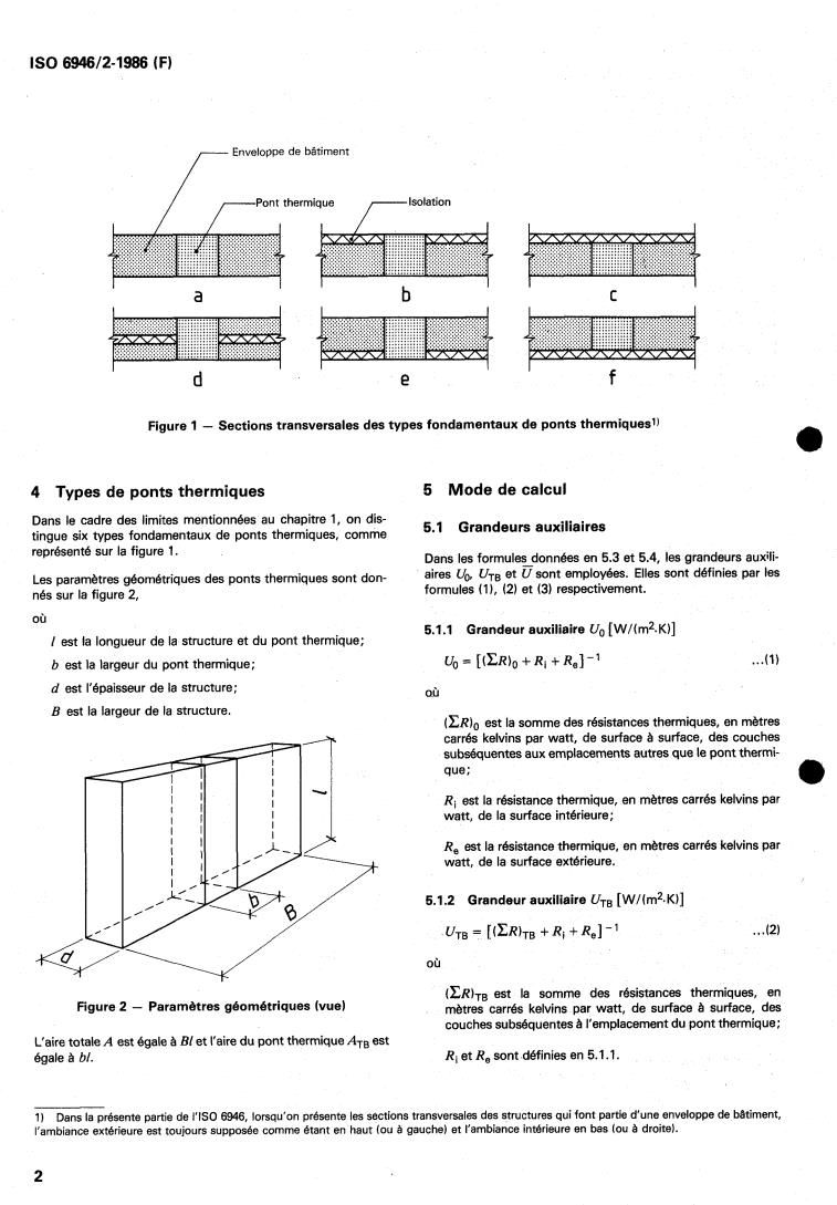 ISO 6946-2:1986 ISO 6946-2:1986 - Thermal insulation — Calculation methods — Part 2: Thermal bridges of rectangular sections in plane structures
Released:11/20/1986 - Page 4 preview