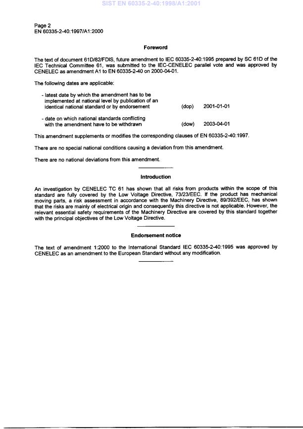 EN 60335-2-40:1997/A1:2000 EN 60335-2-40:1998/A1:2001 - Page 4 preview