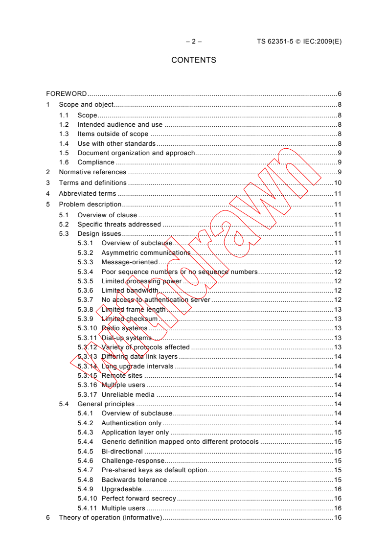 IEC TS 62351-5:2009 IEC TS 62351-5:2009 - Power systems management and associated information exchange - Data and communications security - Part 5: Security for IEC 60870-5 and derivatives
Released:8/18/2009
Isbn:9782889106813 - Page 4 preview