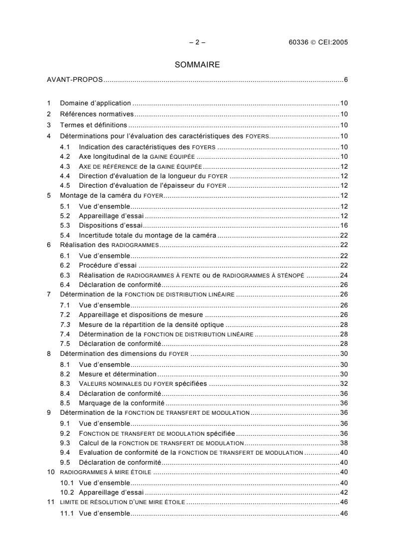 IEC 60336:2005 IEC 60336:2005 - Medical electrical equipment - X-ray tube assemblies for medical diagnosis - Characteristics of focal spots - Page 4 preview