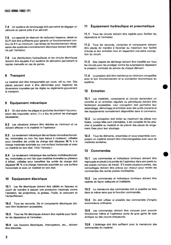 ISO 6966:1982 ISO 6966:1982 - Aéronefs -- Caractéristiques de base des systemes de chargement - Page 4 preview