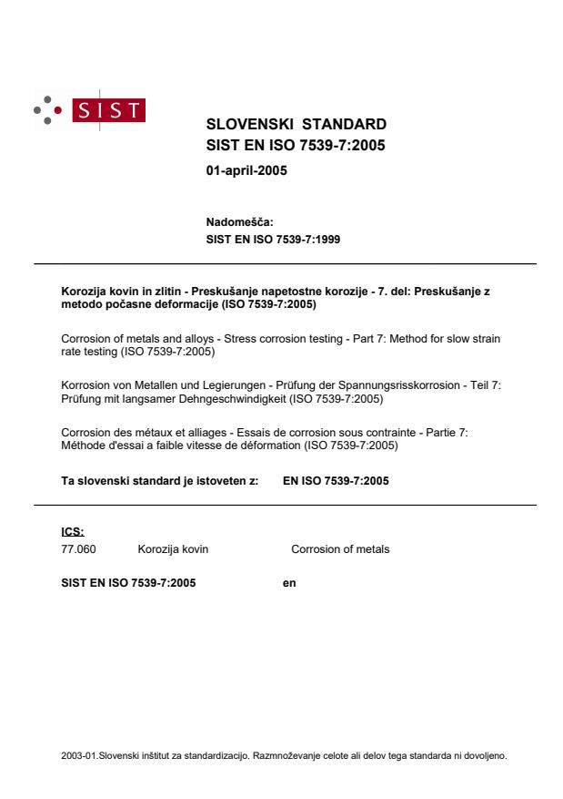 EN ISO 7539-7:2005