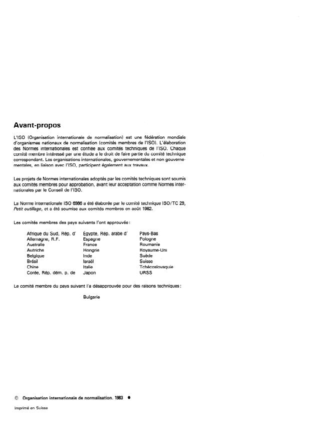 ISO 6986:1983 ISO 6986:1983 - Fraises trois tailles a plaquettes amovibles -- Dimensions - Page 2 preview