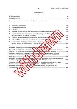 CISPR 16-1-4:2003 - Specification for radio disturbance and immunity measuring apparatus and methods - Part 1-4: Radio disturbance and immunity measuring apparatus - Ancillary equipment - Radiated disturbances
Released:11/21/2003
Isbn:2831872952 - Page 4 preview