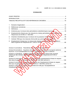 CISPR 16-1-4:2003+AMD1:2004 CSV - Spécifications des méthodes et des appareils de mesure des perturbations radioélectriques et de l'immunité aux perturbations radioélectriques - Partie 1-4: Appareils de mesure des perturbations radioélectriques et de l'immunité aux perturbations radioélectriques - Matériels auxiliaires - Perturbations rayonnées
Released:5/6/2004 - Page 4 preview