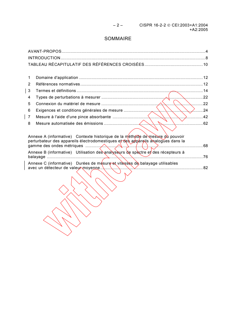 CISPR 16-2-2:2003 CISPR 16-2-2:2003+AMD1:2004+AMD2:2005 CSV - Specification for radio disturbance and immunity measuring apparatus and methods - Part 2-2: Methods of measurement of disturbances and immunity - Measurement of disturbance power
Released:9/20/2005
Isbn:2831881846 - Page 4 preview