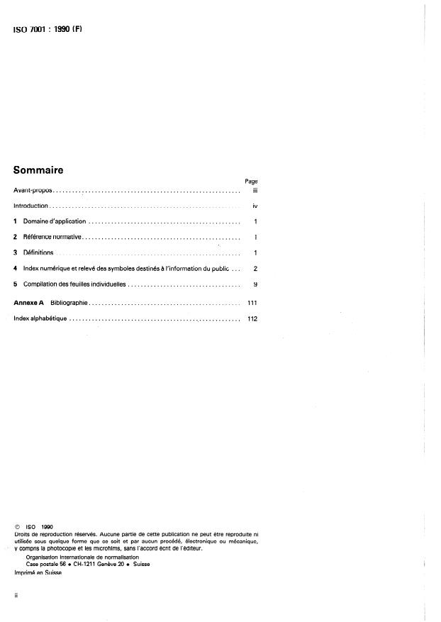 ISO 7001:1990 ISO 7001:1990 - Symboles destinés a l'information du public - Page 2 preview