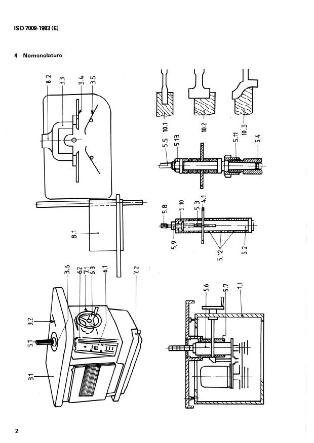 ISO 7009:1983 ISO 7009:1983 - Woodworking machines -- Single spindle moulding machines -- Nomenclature and acceptance conditions - Page 4 preview