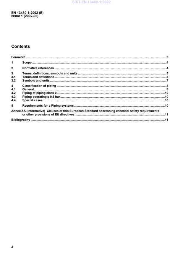 EN 13480-1:2002 EN 13480-1:2002 - Page 4 preview