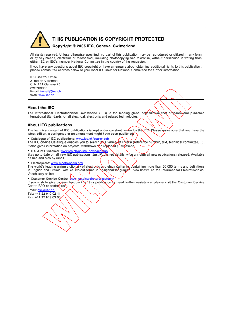 CISPR TR 16-4-1:2003 CISPR TR 16-4-1:2003+AMD1:2004 CSV - Specification for radio disturbance and immunity measuring apparatus and methods - Part 4-1: Uncertainties, statistics and limit modelling - Uncertainties in stardardized EMC tests
Released:2/21/2005
Isbn:2831878403 - Page 2 preview