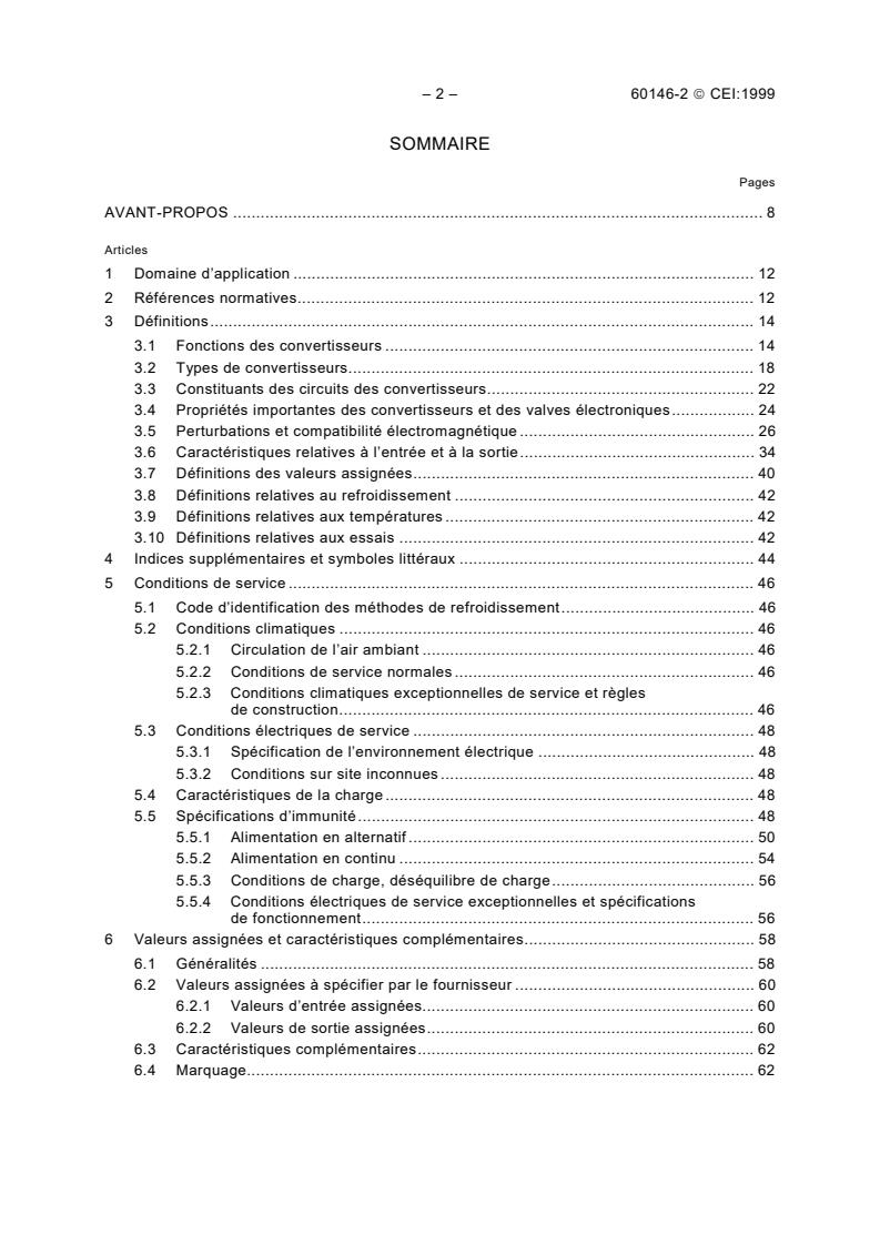 IEC 60146-2:1999 IEC 60146-2:1999 - Semiconductor converters - Part 2: Self-commutated semiconductor converters including direct d.c. converters - Page 4 preview
