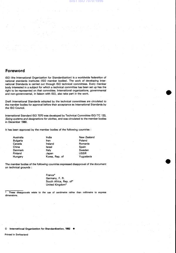 ISO 7070:1982 ISO 7070:1996 - Page 4 preview