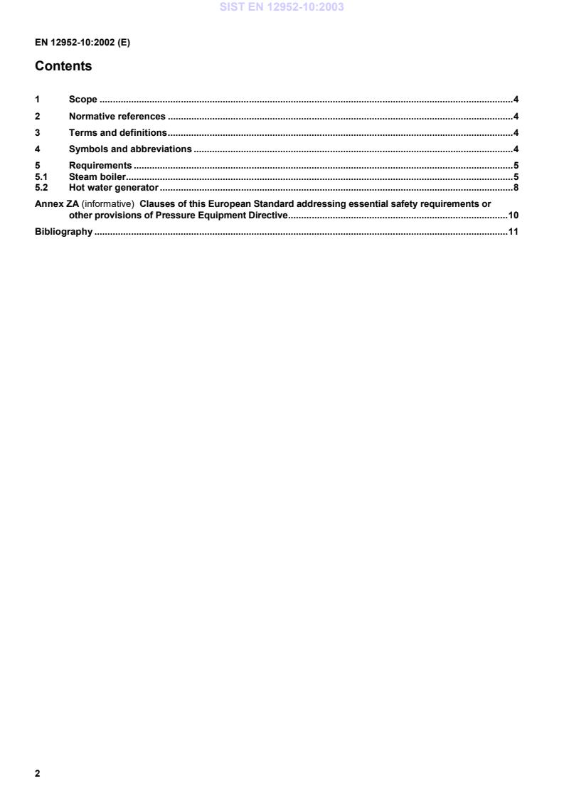 EN 12952-10:2002 EN 12952-10:2003 - Page 4 preview