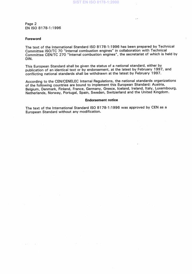 EN ISO 8178-1:1996 EN ISO 8178-1:2000 - Page 4 preview
