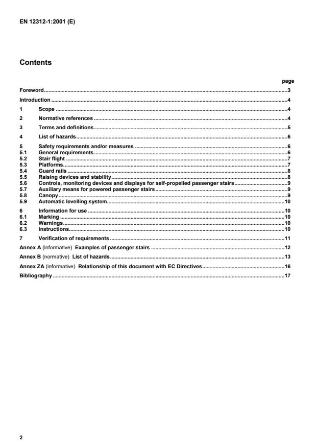 EN 12312-1:2001 EN 12312-1:2002 - Page 4 preview