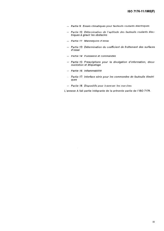 ISO 7176-11:1992 - Fauteuils roulants