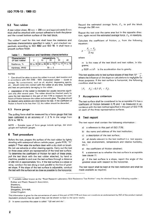 ISO 7176-13:1989 ISO 7176-13:1989 - Wheelchairs - Page 4 preview