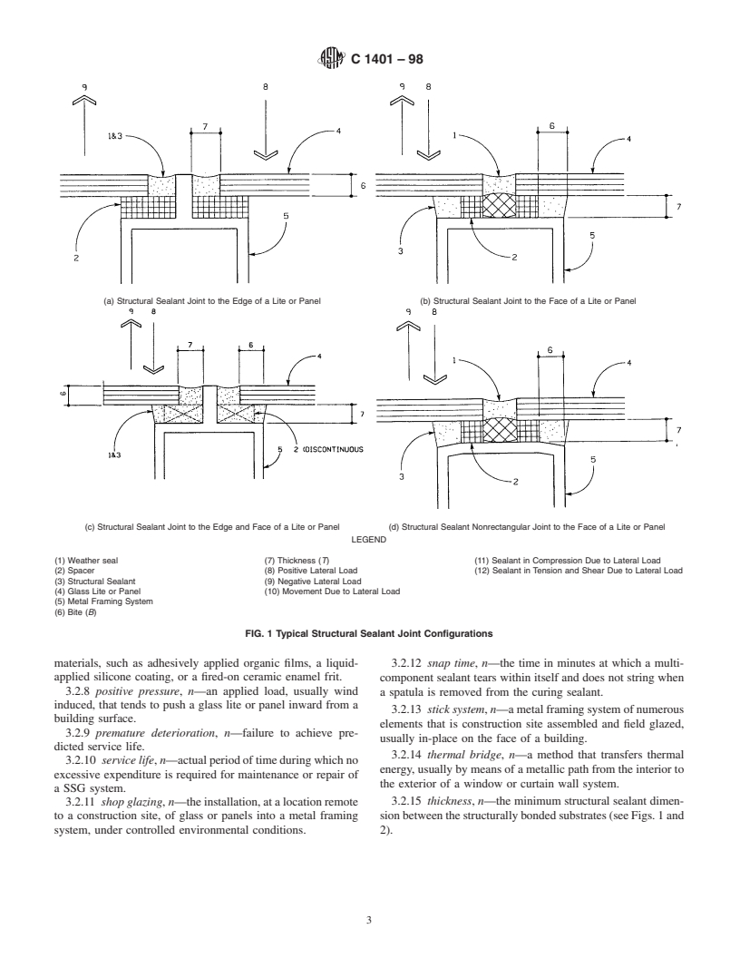 ASTM C1401-98 - Standard Guide for Structural Sealant Glazing