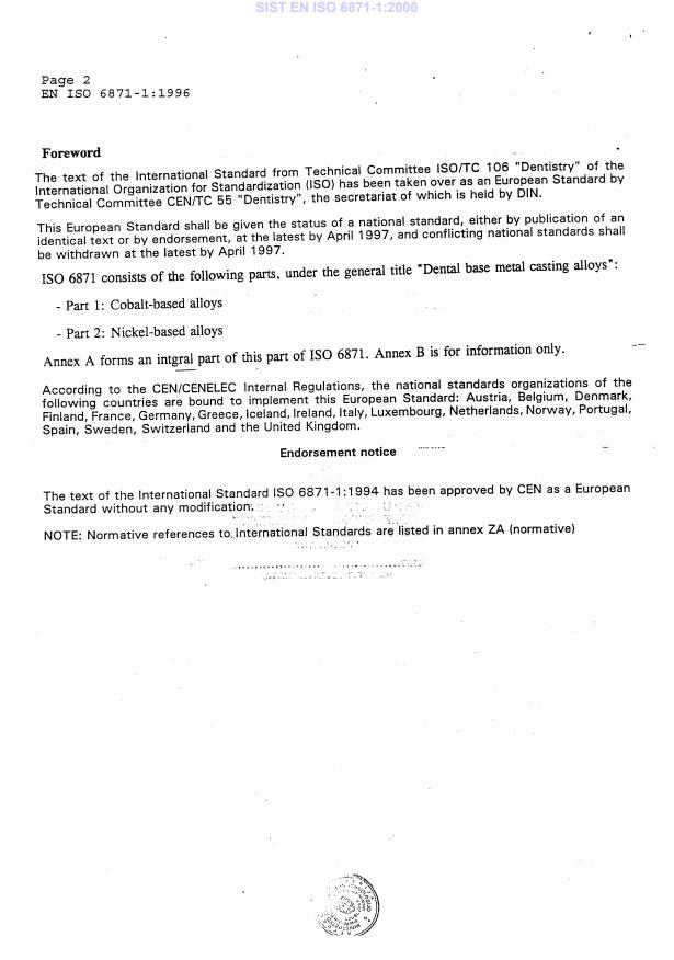 EN ISO 6871-1:1996 EN ISO 6871-1:2000 - Page 4 preview