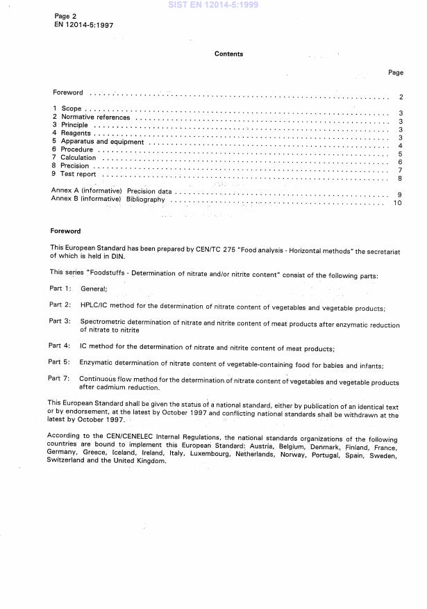 SIST EN 12014-5:1999 SIST EN 12014-5:1999 - Page 4 preview