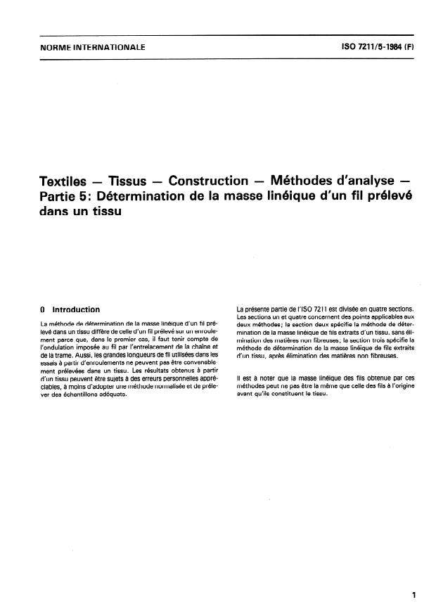 ISO 7211-5:1984 - Titre manque