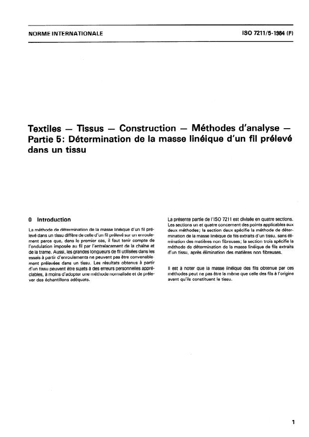 ISO 7211-5:1984 - Titre manque