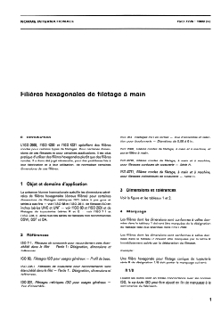 ISO 7226:1988 ISO 7226:1988 - Filières hexagonales de filetage à main
Released:5/19/1988 - Page 3 preview
