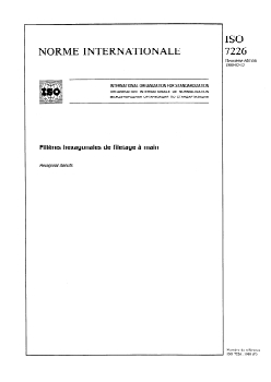 ISO 7226:1988 ISO 7226:1988 - Filières hexagonales de filetage à main
Released:5/19/1988 - Page 1 preview
