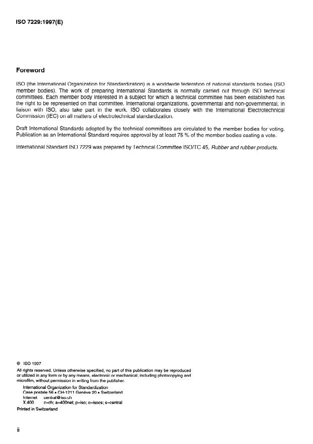 ISO 7229:1997 ISO 7229:1997 - Rubber- or plastics-coated fabrics -- Measurement of gas permeability - Page 2 preview