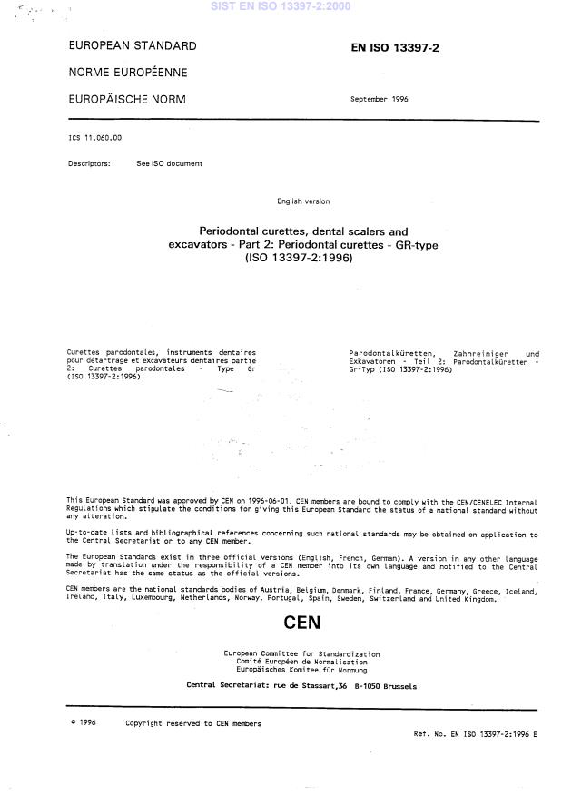 EN ISO 13397-2:2000