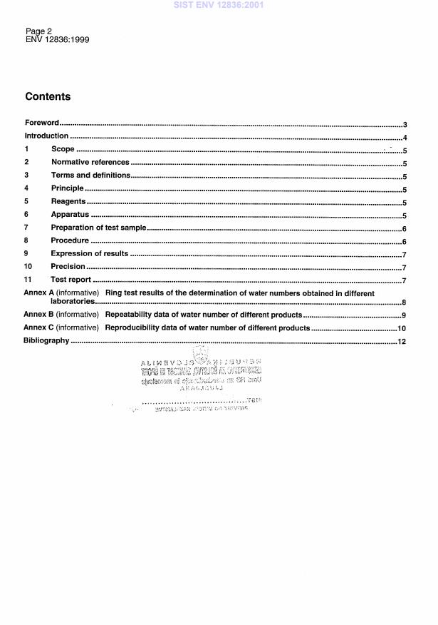 ENV 12836:1999 ENV 12836:2001 - Page 4 preview