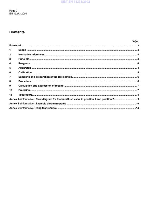 EN 13273:2001 EN 13273:2002 - Page 4 preview