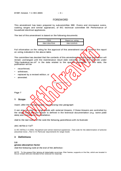 IEC 61591:1997/AMD1:2005 - Amendment 1 - Household range hoods - Methods for measuring performance
Released:10/19/2005
Isbn:2831882990 - Page 3 preview