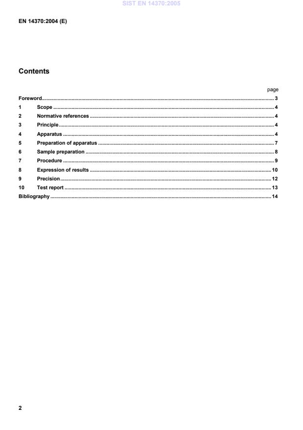 EN 14370:2004 EN 14370:2005 - Page 4 preview