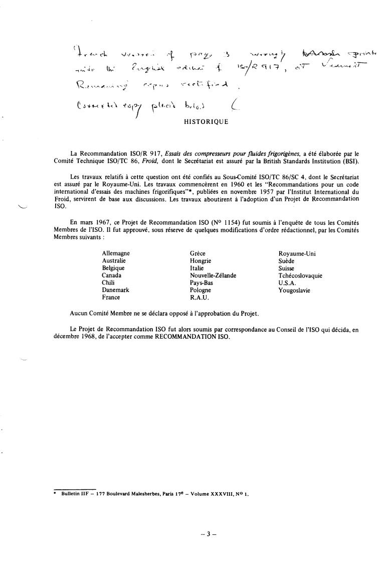 ISO/R 917:1968 - Title missing - Legacy paper document
Released:1/1/1968
