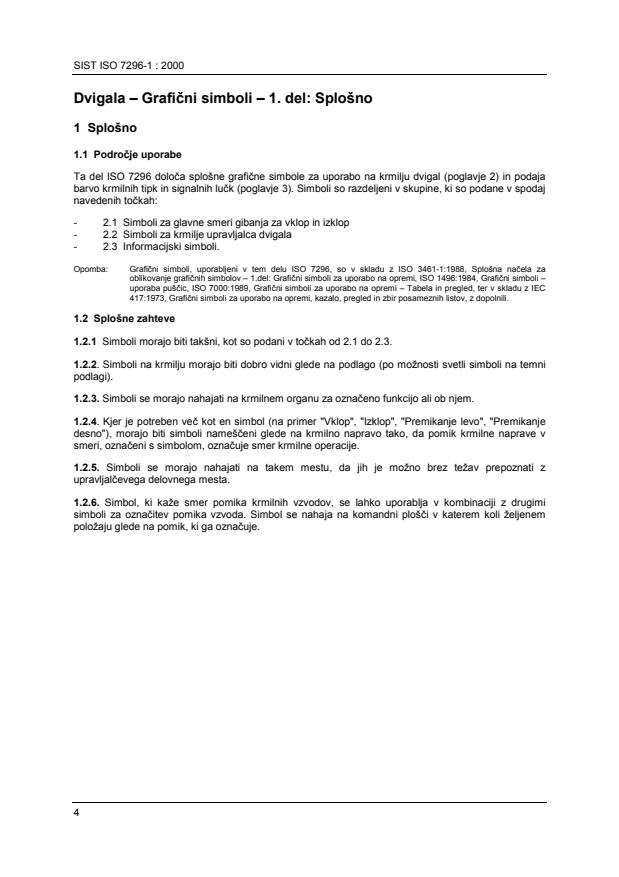 ISO 7296-1:1991 ISO 7296-1:2000 - Page 4 preview