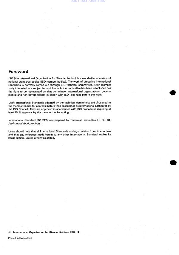 ISO 7305:1986 ISO 7305:1997 - Page 4 preview