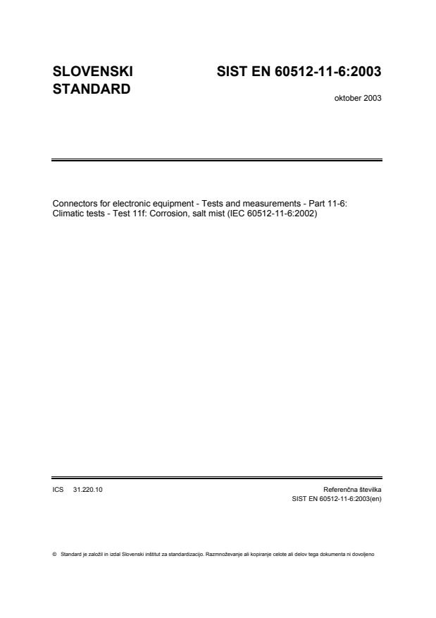 EN 60512-11-6:2003