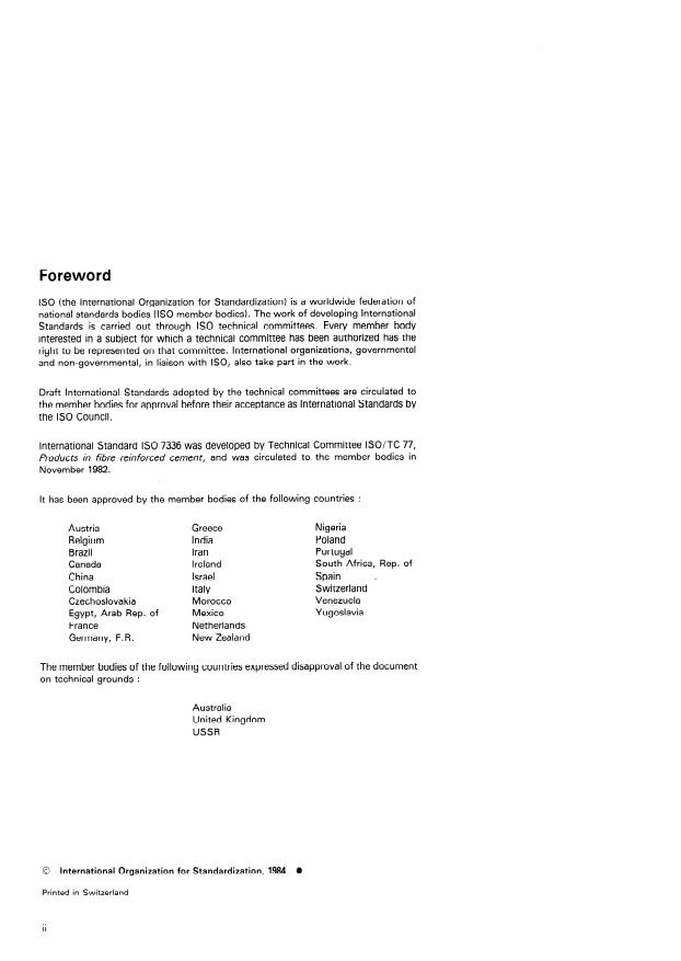 ISO 7336:1984 ISO 7336:1984 - Asbestos-cement pipelines -- Guidelines for hydraulic calculation - Page 2 preview