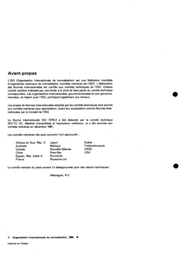 ISO 7376-2:1984 ISO 7376-2:1984 - Éléments de laryngoscopes - Page 2 preview