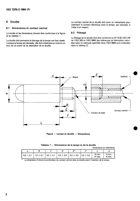 ISO 7376-2:1984 ISO 7376-2:1984 - Éléments de laryngoscopes - Page 4 preview