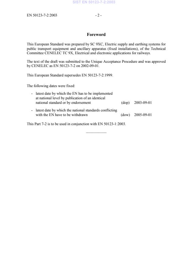 SIST EN 50123-7-2:2003 SIST EN 50123-7-2:2003 - Page 4 preview