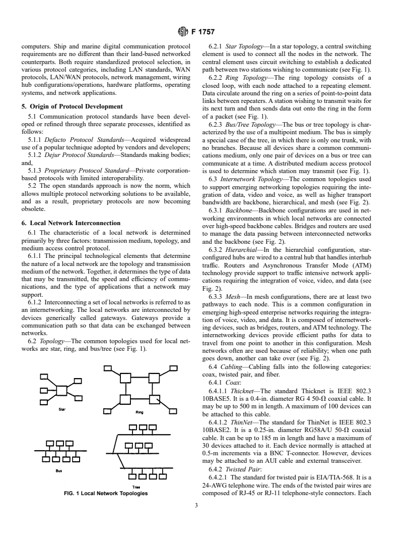 ASTM F1757-96 - Standard Guide for Digital Communication Protocols for Computerized Systems