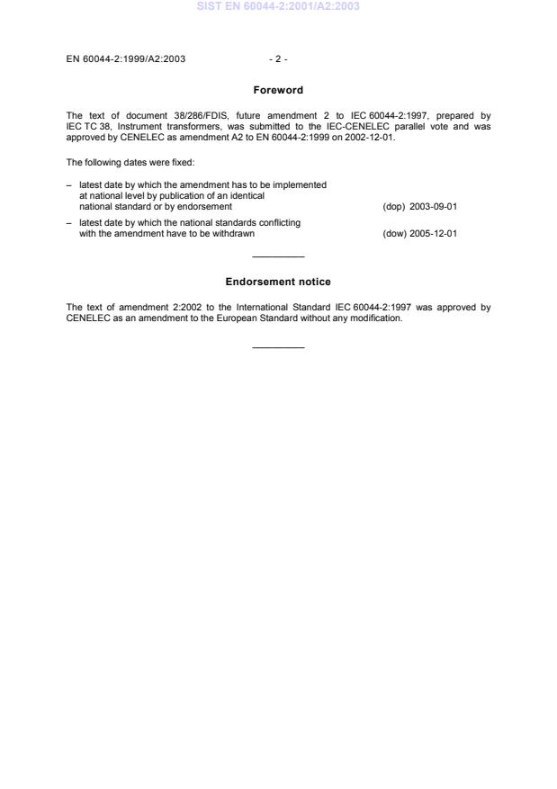 EN 60044-2:1999/A2:2003 EN 60044-2:2001/A2:2003 - Page 4 preview