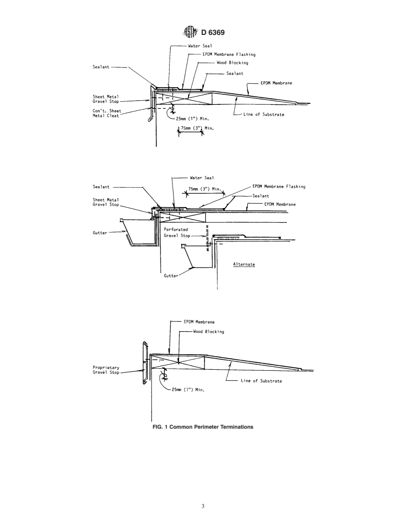 ASTM D6369-99 - Standard Guide for Design of Standard Flashing Details for EPDM Roof Membranes